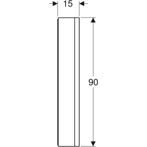 GEBERIT ONE Szafka z lustrem, wysokość 90 cm, szerokość 75 cm, biała