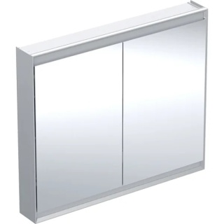 GEBERIT ONE Szafka z lustrem, wysokość 90 cm, szerokość 105 cm, aluminium