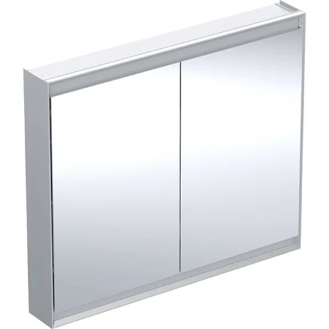 GEBERIT ONE Szafka z lustrem, wysokość 90 cm, szerokość 105 cm, aluminium