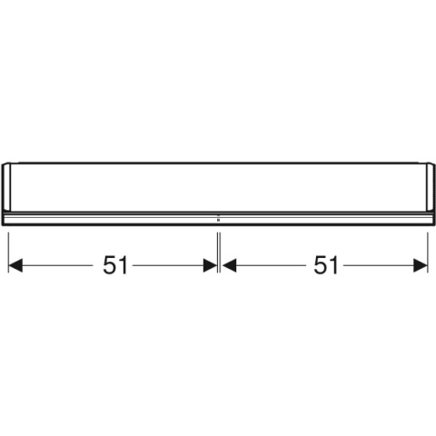 GEBERIT ONE Szafka z lustrem, z wnęką, wysokość 90 cm, szerokość 105 cm, biała