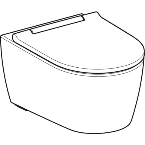 GEBERIT ONE Miska WC TurboFlush w zestawie z deską sedesową, biała
