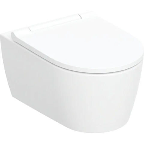 GEBERIT ONE Miska WC TurboFlush w zestawie z deską sedesową, biała