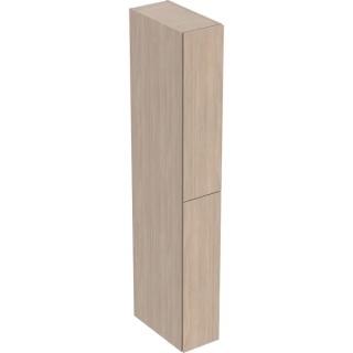 GEBERIT ONE Wysoka szafka 24 cm z dwoma schowkami wysuwanymi, dąb