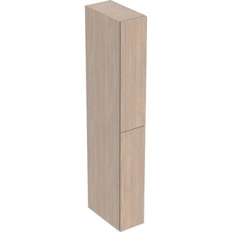GEBERIT ONE Wysoka szafka 24 cm z dwoma schowkami wysuwanymi, dąb