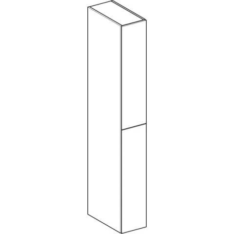 GEBERIT ONE Wysoka szafka 24 cm z dwoma schowkami wysuwanymi, lava