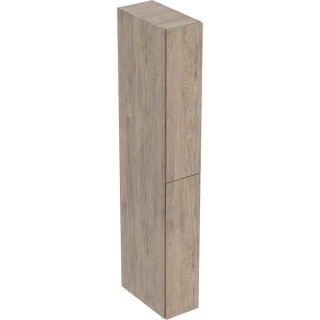 GEBERIT ONE Wysoka szafka 24 cm z dwoma schowkami wysuwanymi, orzech hickory