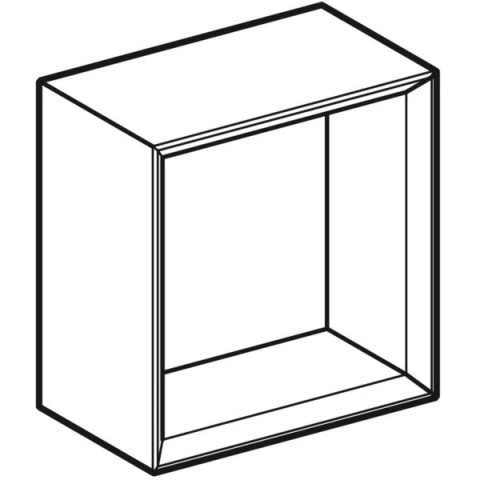 GEBERIT ONE Szafka kwadratowa, szerokość 22,5 cm, biały połysk