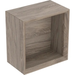 GEBERIT ONE Szafka kwadratowa, szerokość 22,5 cm, orzech hickory