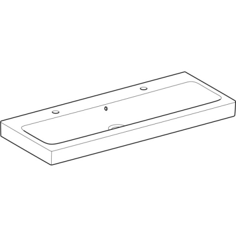 GEBERIT iCON Umywalka 120 cm, z otworem z lewej i prawej strony