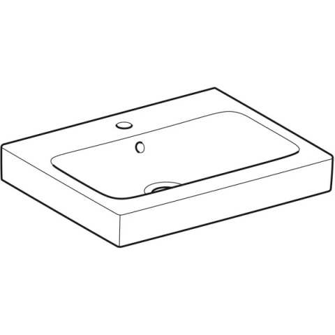 GEBERIT iCON Umywalka 60 cm, z otworem centralnym