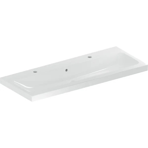 GEBERIT iCon Light Umywalka 120 cm, z otworem z lewej i prawej strony, KeraTect