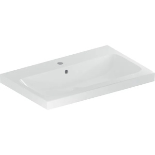 GEBERIT iCon Light Umywalka 75 cm, z otworem centralnym
