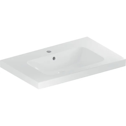 GEBERIT iCon Light Umywalka 90 cm, z powierzchnią odkładczą, biała
