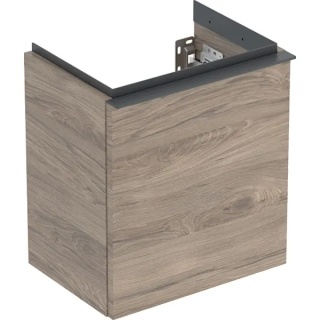 GEBERIT iCon Szafka pod małą umywalkę, z jednymi drzwiami, orzech hickory