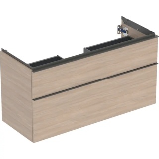 GEBERIT iCon Szafka pod umywalkę 120 cm, z dwoma szufladami, dąb