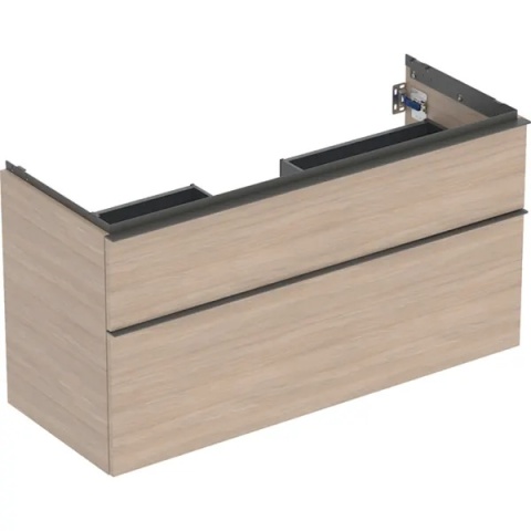 GEBERIT iCon Szafka pod umywalkę 120 cm, z dwoma szufladami, dąb