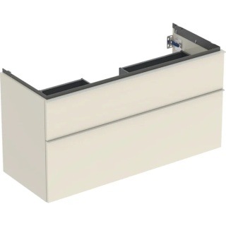 GEBERIT iCon Szafka pod umywalkę 120 cm, z dwoma szufladami, piaskowoszary