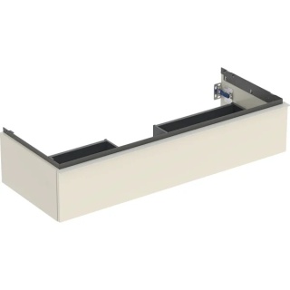 GEBERIT iCon Szafka pod umywalkę 120 cm, z jedną szufladą, piaskowoszary