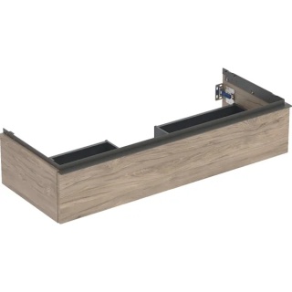 GEBERIT iCon Szafka pod umywalkę 120 cm, z jedną szufladą, orzech hickory