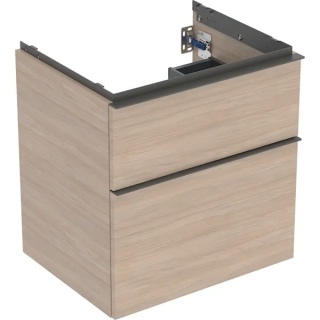GEBERIT iCon Szafka pod umywalkę 60 cm, z dwoma szufladami, dąb