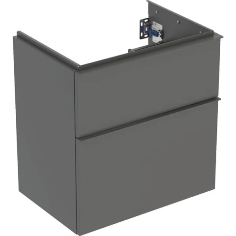 GEBERIT iCon Szafka pod umywalkę 60 cm, z dwoma szufladami, krótka, lava