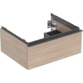 GEBERIT iCon Szafka pod umywalkę 60 cm, z jedną szufladą, dąb