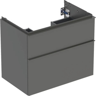 GEBERIT iCon Szafka pod umywalkę 75 cm, z dwoma szufladami, lava