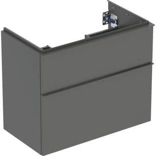 GEBERIT iCon Szafka pod umywalkę 75 cm, z dwoma szufladami, krótka, lava