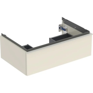 GEBERIT iCon Szafka pod umywalkę 75 cm, z jedną szufladą, piaskowoszary