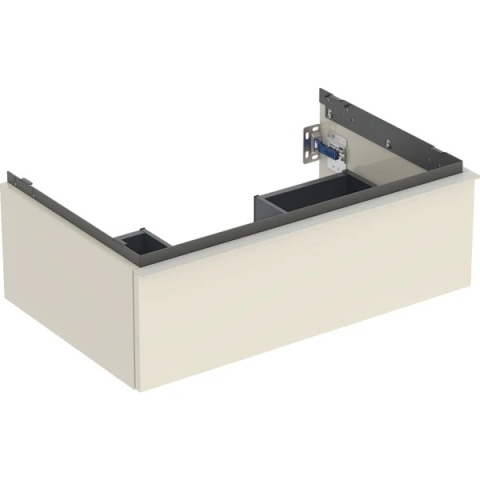 GEBERIT iCon Szafka pod umywalkę 75 cm, z jedną szufladą, piaskowoszary