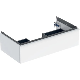 GEBERIT iCon Szafka pod umywalkę 90 cm, z jedną szufladą, biały połysk