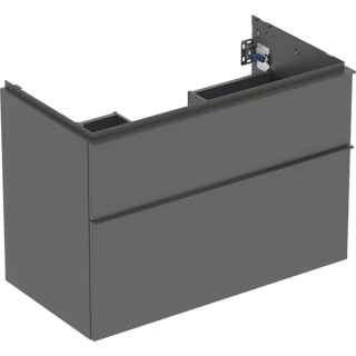 GEBERIT iCon Szafka pod umywalkę 90 cm, z dwoma szufladami, lava