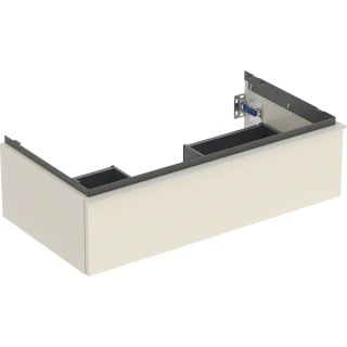 GEBERIT iCon Szafka pod umywalkę 90 cm, z jedną szufladą, piaskowoszary