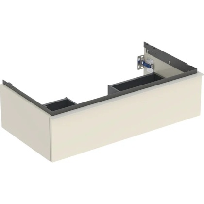 GEBERIT iCon Szafka pod umywalkę 90 cm, z jedną szufladą, piaskowoszary