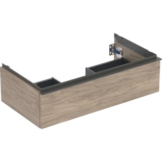GEBERIT iCon Szafka pod umywalkę 90 cm, z jedną szufladą, orzech hickory