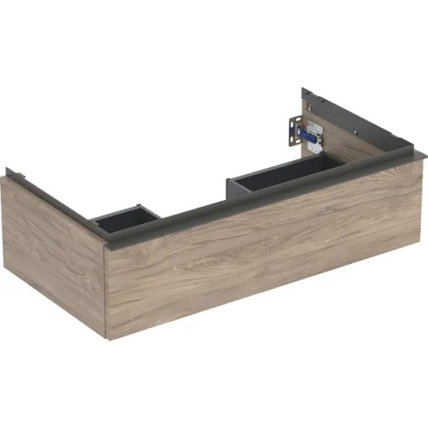 GEBERIT iCon Szafka pod umywalkę 90 cm, z jedną szufladą, orzech hickory