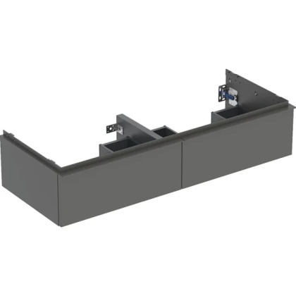 GEBERIT iCon Szafka pod umywalkę podwójną 120 cm, z dwoma szufladami, lava