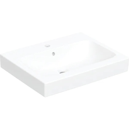 GEBERIT iCon Umywalka nablatowa 60 cm, biała/KeraTect