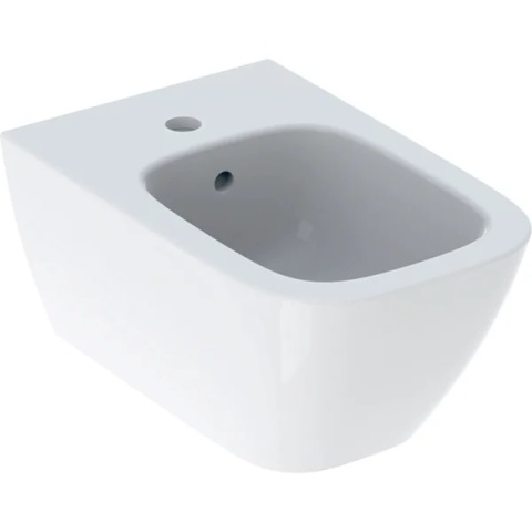 GEBERIT SMYLE Bidet wiszący, prostokątny, ukryte mocowania, biały/KeraTect