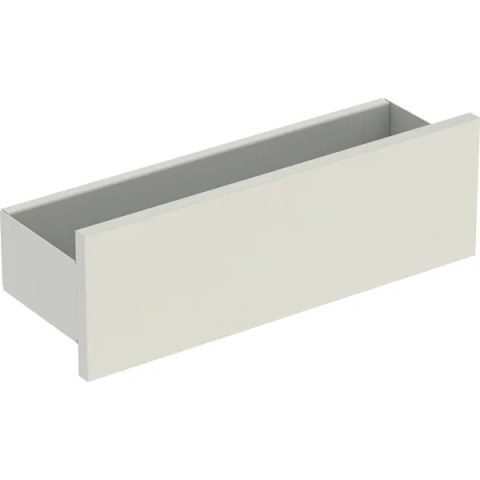 GEBERIT SMYLE Półka ścienna, kształt geometryczny, piaskowoszary