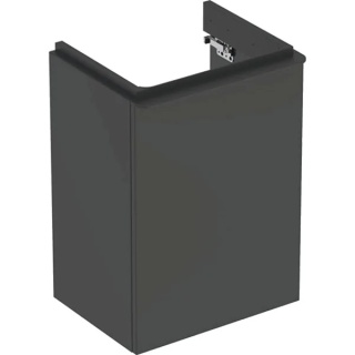 GEBERIT SMYLE Szafka pod małą umywalkę, kształt geometryczny, z jednymi drzwiami, szerokość umywalki 45 cm, lava