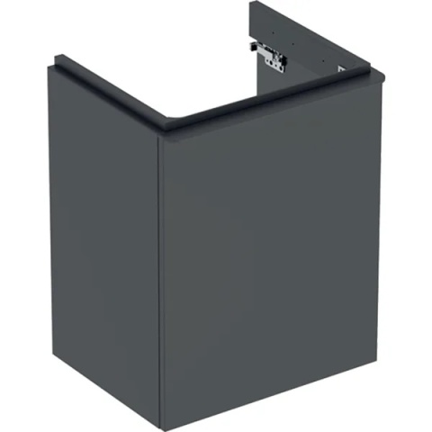 GEBERIT SMYLE Szafka pod małą umywalkę, kształt geometryczny, z jednymi drzwiami, szerokość umywalki 50 cm, lava