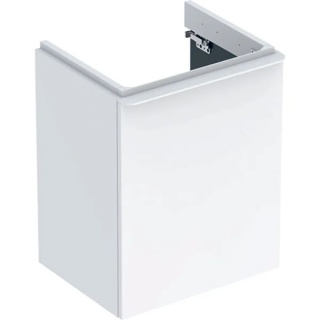 GEBERIT SMYLE Szafka pod małą umywalkę, kształt geometryczny, z jednymi drzwiami, szerokość umywalki 50 cm, biały