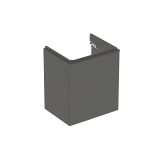 GEBERIT SMYLE Szafka pod umywalkę, kształt geometryczny, z jednymi drzwiami, szerokość umywalki 55 cm, lava