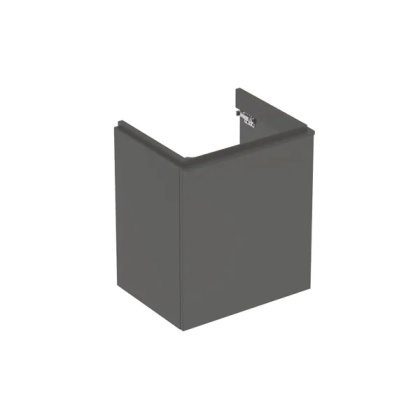 GEBERIT SMYLE Szafka pod umywalkę, kształt geometryczny, z jednymi drzwiami, szerokość umywalki 55 cm, lava