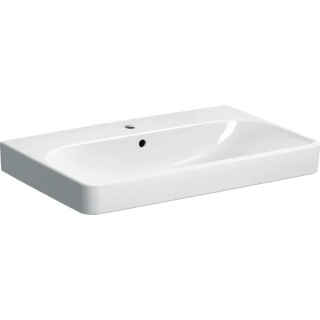 GEBERIT SMYLE Umywalka 75 cm, kształt geometryczny, biały