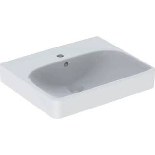 GEBERIT SMYLE Umywalka mała 50 cm, kształt geometryczny, biały/KeraTect