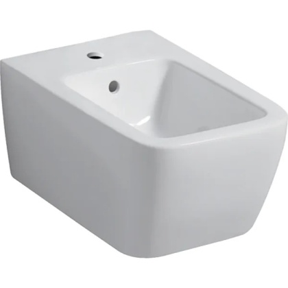 GEBERIT iCon Bidet wiszący, prostokątny, ukryte mocowania, biały