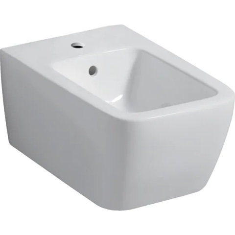GEBERIT iCon Bidet wiszący, prostokątny, ukryte mocowania, biały