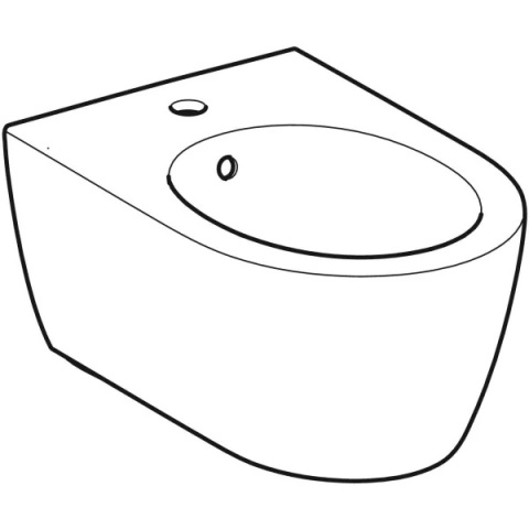 GEBERIT iCon Bidet wiszący, ukryte mocowania, biały mat
